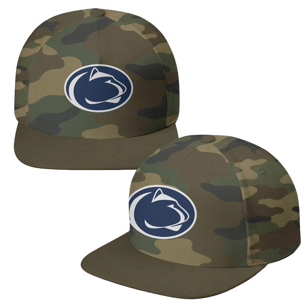 Penn State Nittany Lions Field Ops Camo Snapback Hat Nittany Lions Merch Gift For Friends - Merchluma