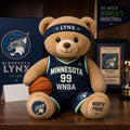 Minnesota Lynx Basketball Mascot Teddy Plush Pillow North Pride MN Lynx Merch Gift For Fans - Merchluma