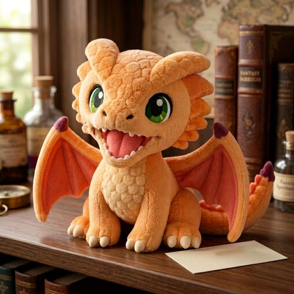 Syrax The Yellow Dragon Team Black Plush Pillow Cute Home Decor Gift For Dragon Lovers - Merchluma