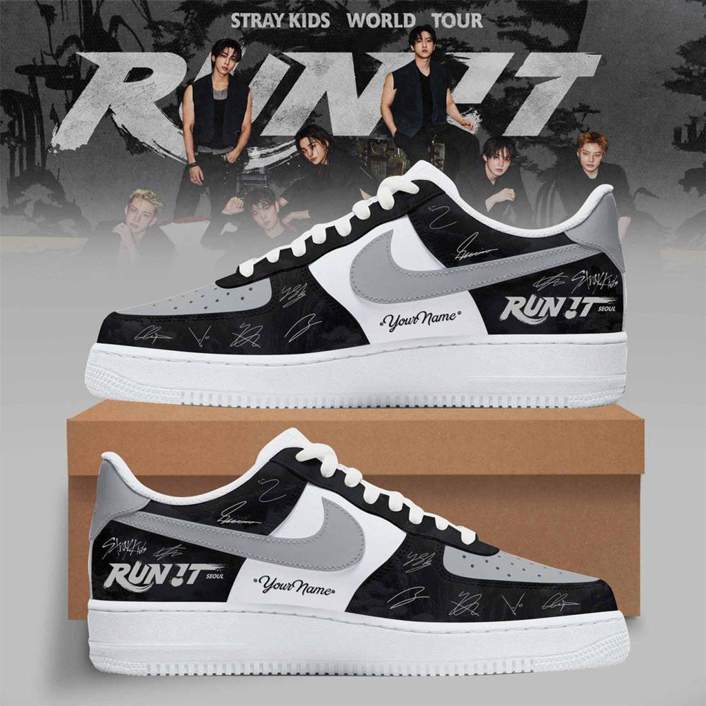 Personalized Stray Kids SKZ Run It Seoul Tour 2026 Signature Sneakers Stray Kids Merch Fan Gift - Merchluma