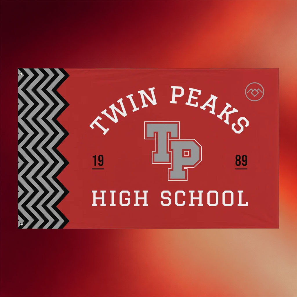 Twin Peaks Merch 2026 Twin Peaks Flag High School Flag Home Decor Ideas Gift For Friends - Merchluma