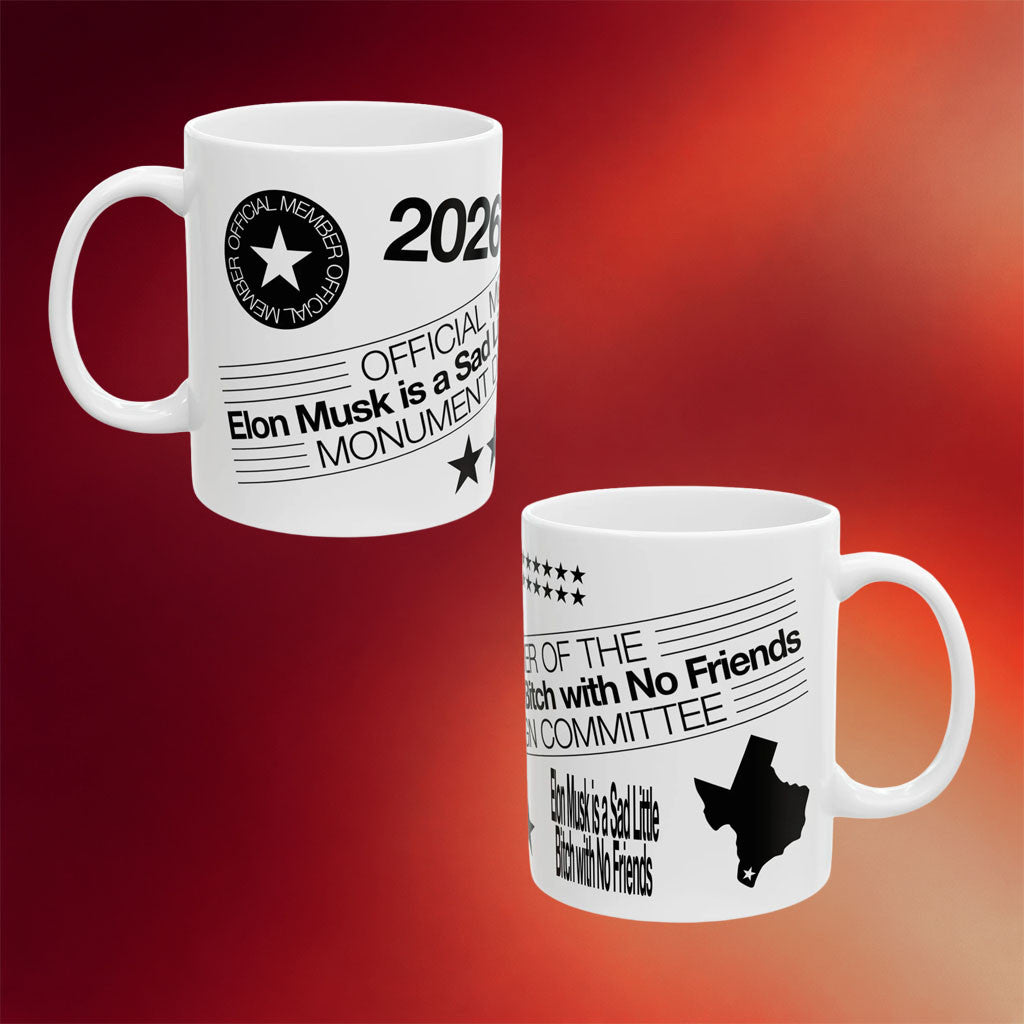 Monument Design Committee Merch 2026 Member Mug Cards Against Humanity Coffee Cup Anti Elon - Merchluma