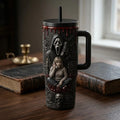 Scream Horror Movie Halloween Stanley Tumbler Ghostface Travel Cup Scream Merch Fan Gifts - Merchluma