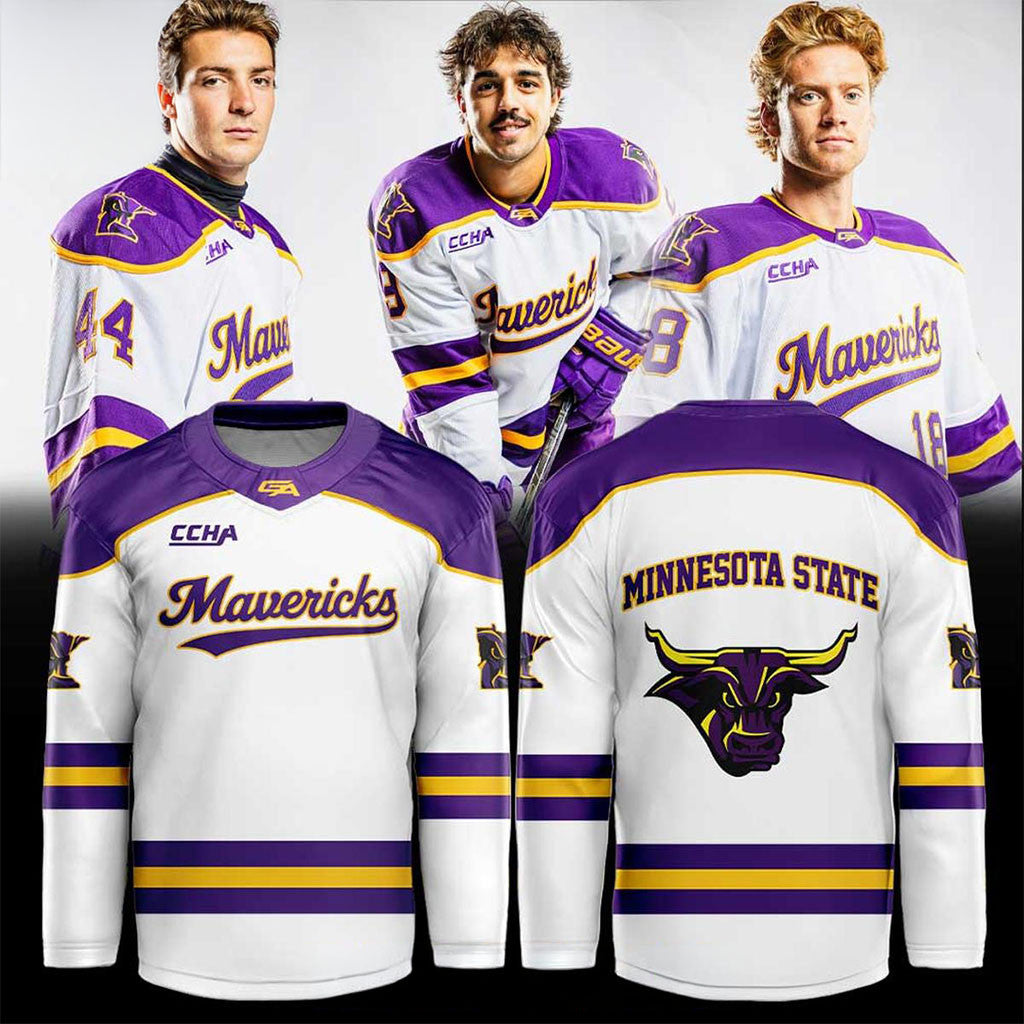 Minnesota State Mavericks New Year 2026 New Threads Hockey Jersey Mavericks Merch Fan Gifts - Merchluma