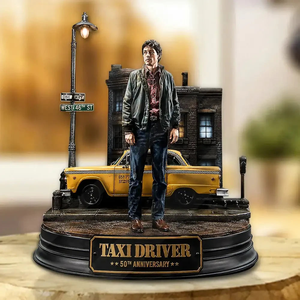 Taxi Driver 50th Anniversary Acrylic Plaque Display Decor Taxi Driver Merch Gift For Movie Fans - Merchluma