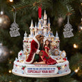 Personalized Merry Cheeky Couple Christmas Ornament Christmas Gifts For Couples - Merchluma