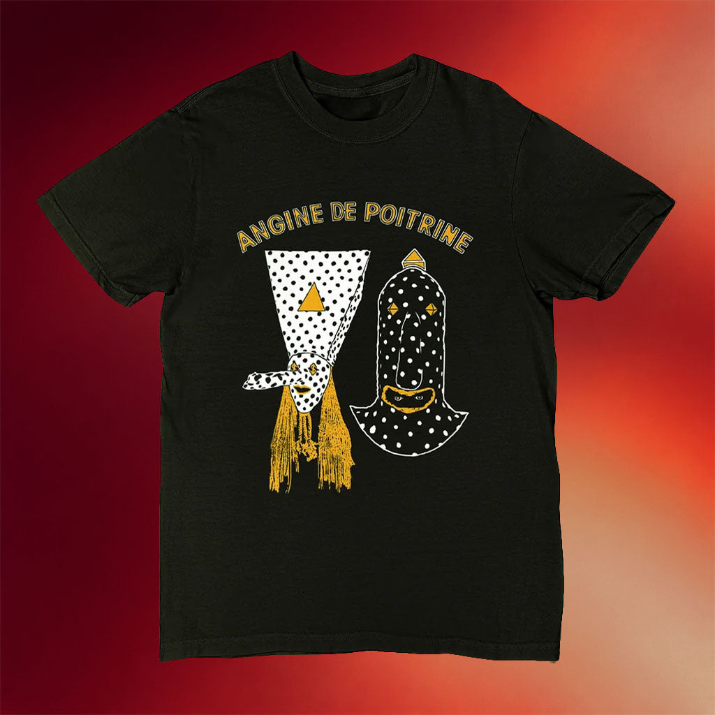 Angine De Poitrine Merch 2026 Black Khn And Klek T-Shirt Gift For Rock Duo Fans - Merchluma