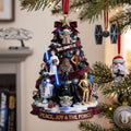 Personalized Star Wars Peace Joy And The Force Christmas Ornament Xmas Gifts For Movie Lovers - Merchluma