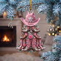 Personalize Shimmering Cowgirl Boots Christmas Tree Ornament Xmas Tree Hanging Decor Gifts - Merchluma