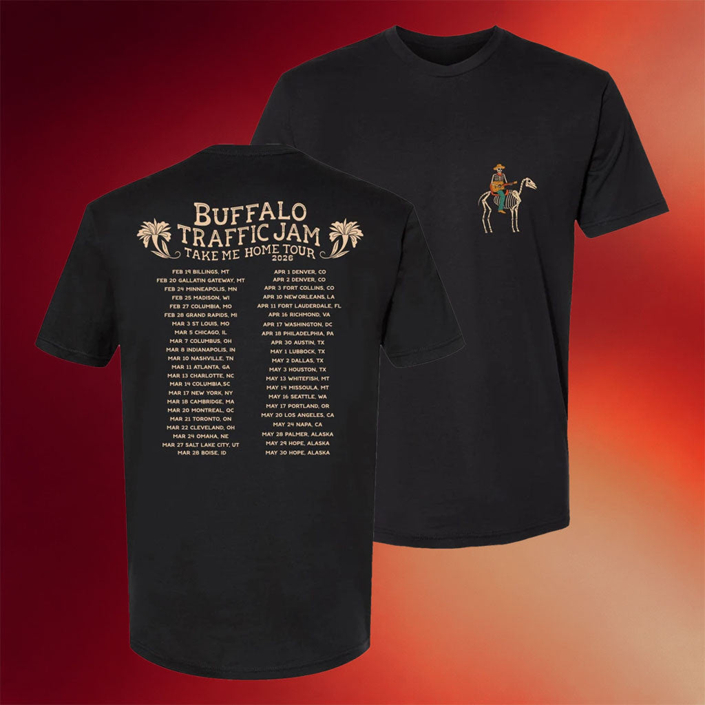 Buffalo Traffic Jam Merch 2026 Take Me Home Tour T-Shirt Best Gift For Folk Duo Fans - Merchluma