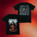 Lorna Shore Merch 2026 Candle T-Shirt I Feel The Everblack Festering Within Me Shirt Gifts - Merchluma