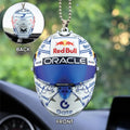 Red Bull Racing X Max Verstappen Acrylic Car Ornament Car Mirror Hanging Accessories - Merchluma