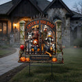 Personalized Mickey And Friends Trick Or Treat Yard Sign Enter If You Dare Gifts For Halloween - Merchluma