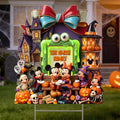 Personalized Mickey Mouse Mystical Spooky Family Yard Sign - Halloween Gifts For Family - Merchluma