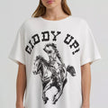 Lainey Wilson X Wrangler Merch 2026 Lainey Wilson X Wrangler Giddy Up T-Shirt Gift For Fans - Merchluma