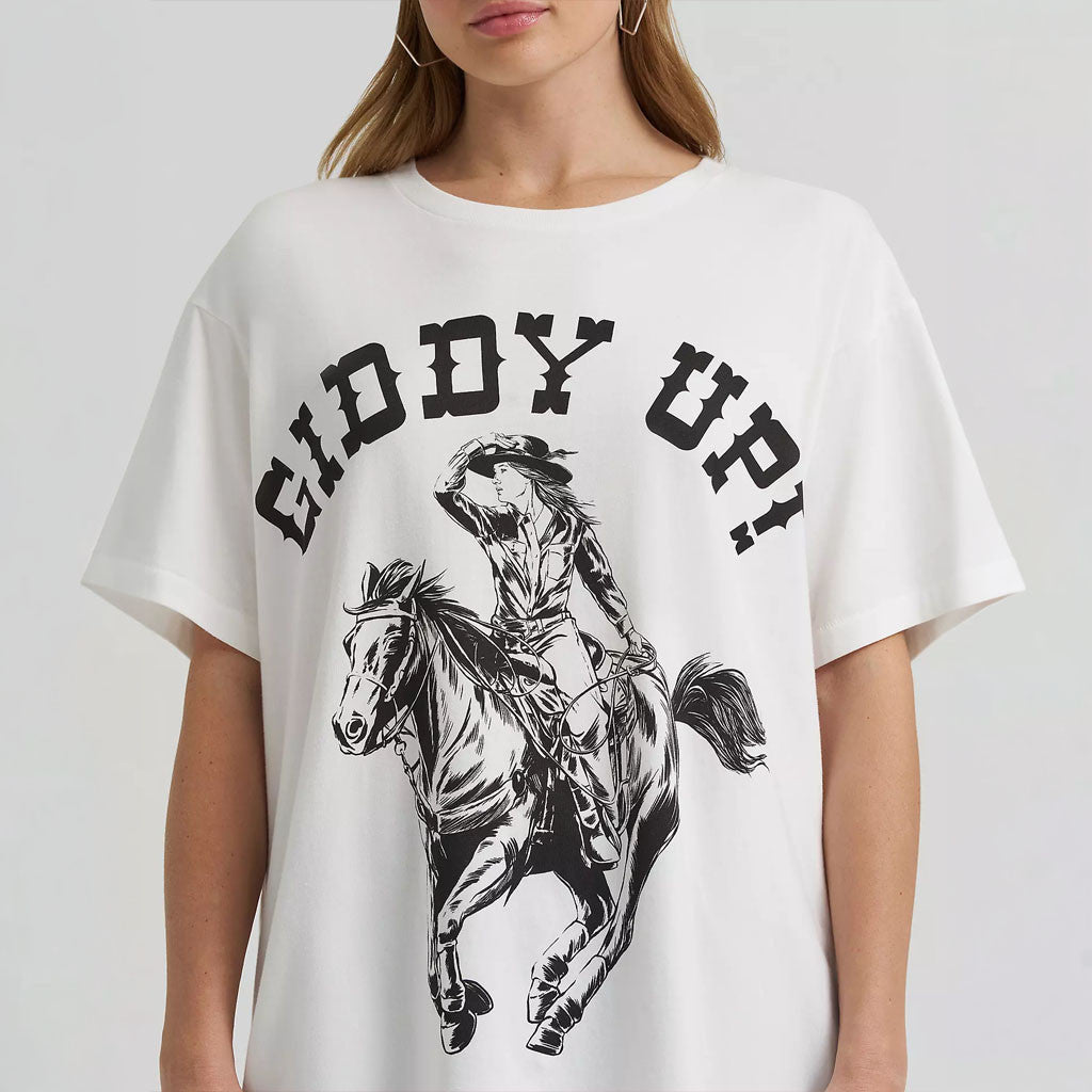 Lainey Wilson X Wrangler Merch 2026 Lainey Wilson X Wrangler Giddy Up T-Shirt Gift For Fans - Merchluma