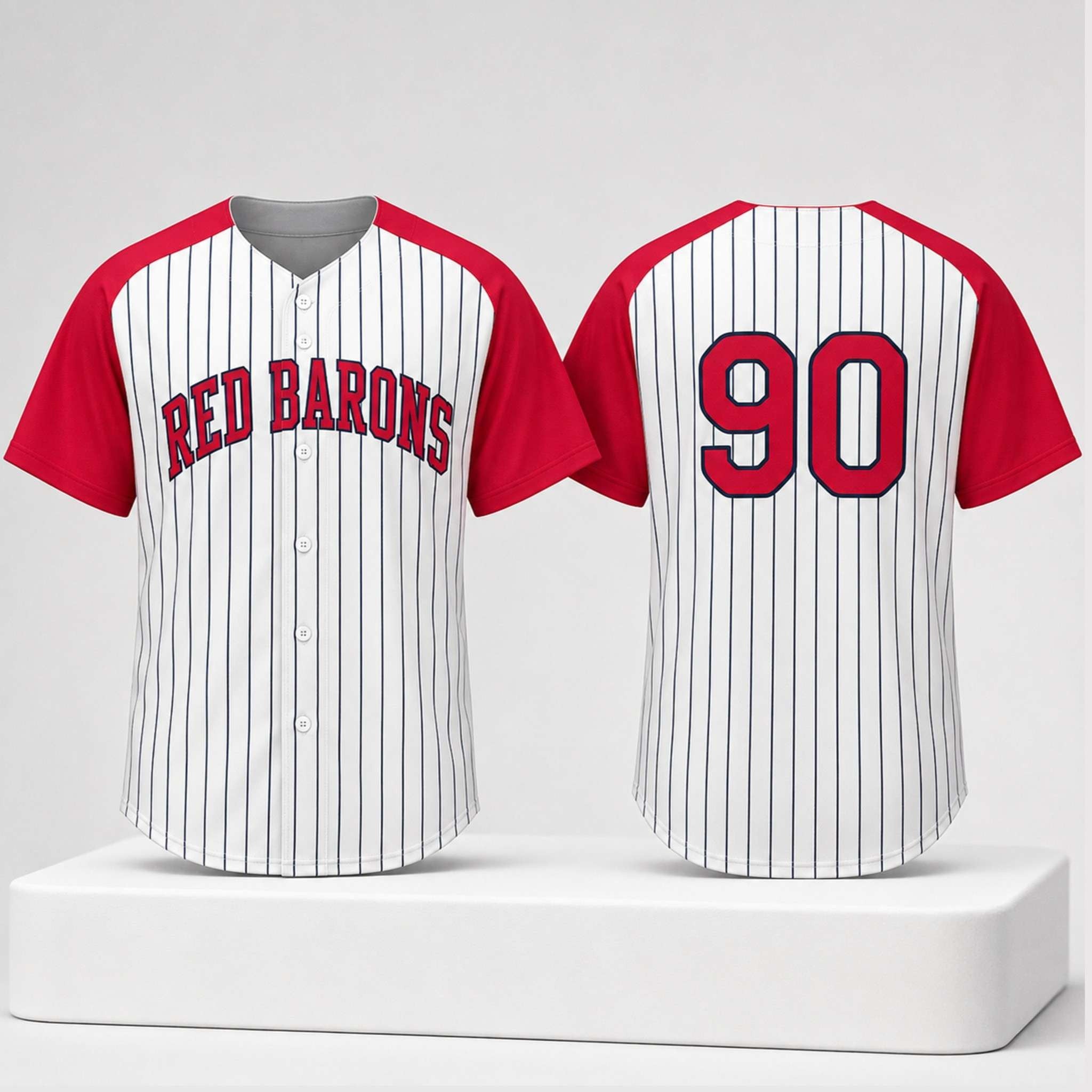 SWB RailRiders SWB Red Barons Jersey 2026 No 90 Jersey SWB RailRiders Merch Gift For Fans - Merchluma