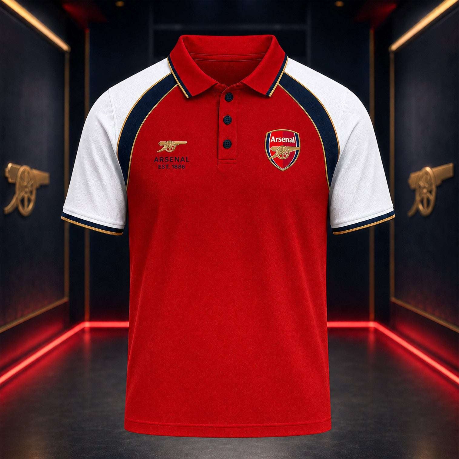 Arsenal 2027 Polo Shirt The Gunner Arsenal FC Merch Present For Football Lovers - Merchluma