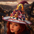 Personalized Mickey And Friends Nightmare Quilted Witch Hat Halloween Gifts For Witch Lover - Merchluma