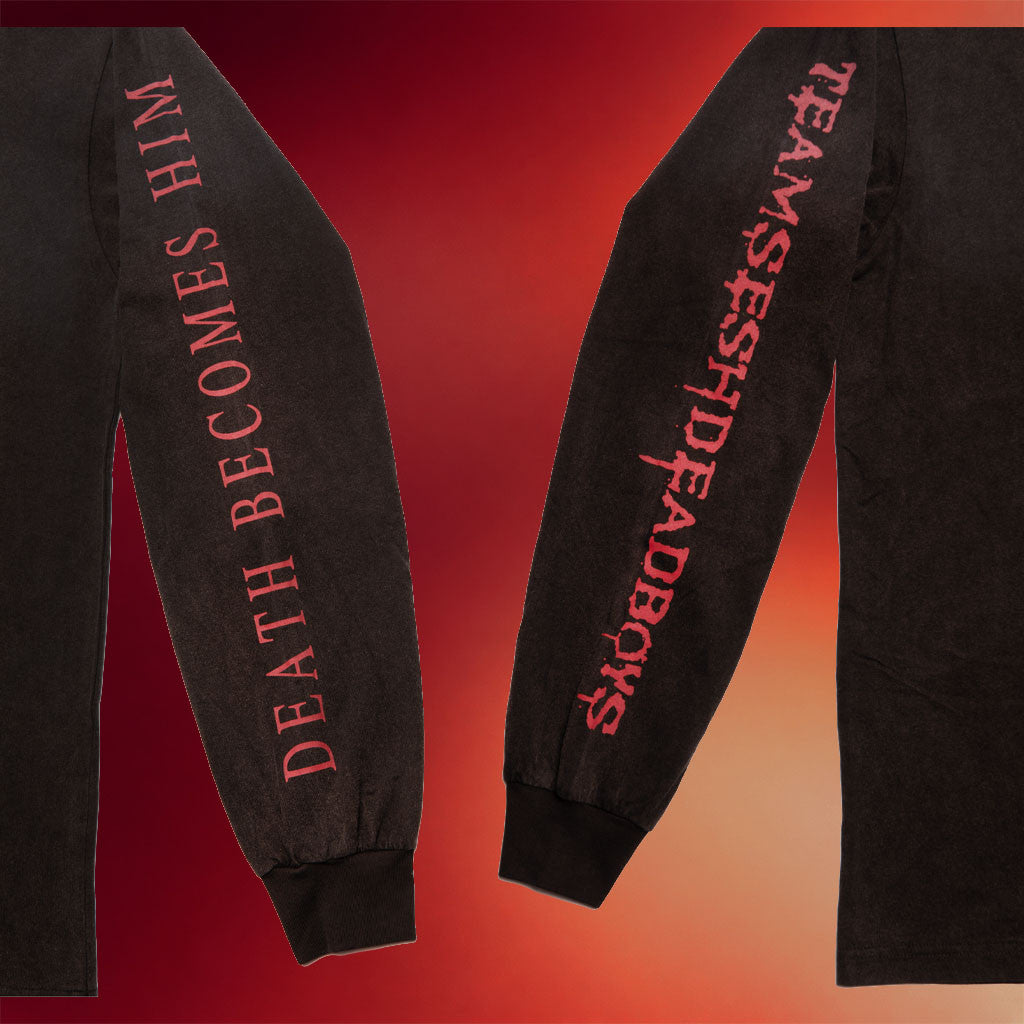 TeamSESH Merch 2026 Death Becomes Him Hoodie Music Lover Gift Ideas For Him - Merchluma