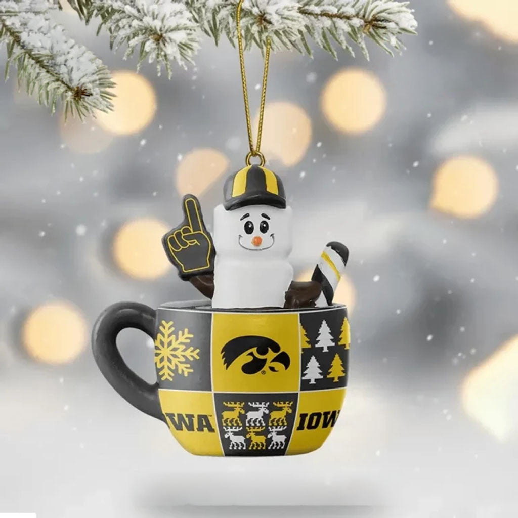 2026 Iowa Hawkeyes Mascot Christmas Ornament Holiday Home Decor Best Xmas Gifts - Merchluma