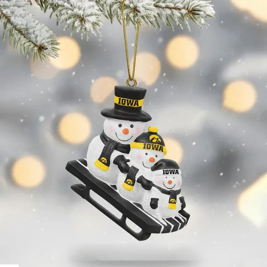 2026 Iowa Hawkeyes Mascot Christmas Ornament Xmas Tree Hanging Gift For Brothers - Merchluma