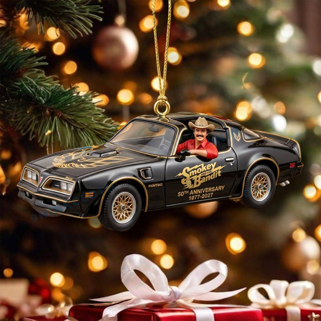 Smokey And The Bandit 50th Anniversary Bandit Trans Am Ornament Christmas Ornaments Best Gifts - Merchluma