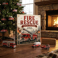 Fire Rescue 24 Days Of Fire Trucks Advent Calendar Christmas Gift For Fireman - Merchluma