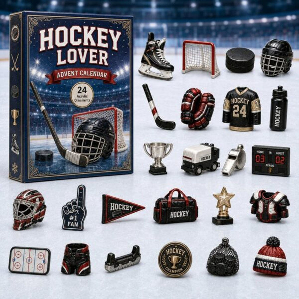 Hockey Lover Advent Calendar 2026 Christmas Countdown Box Xmas Gift For Brothers - Merchluma