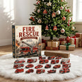 Fire Rescue 24 Days Of Fire Trucks Advent Calendar Christmas Countdown Calendar Xmas Gifts - Merchluma