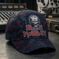 Iron Maiden Eddie Hat Camouflage Cap Iron Maiden Merch Gift Ideas For Music Fans - Merchluma