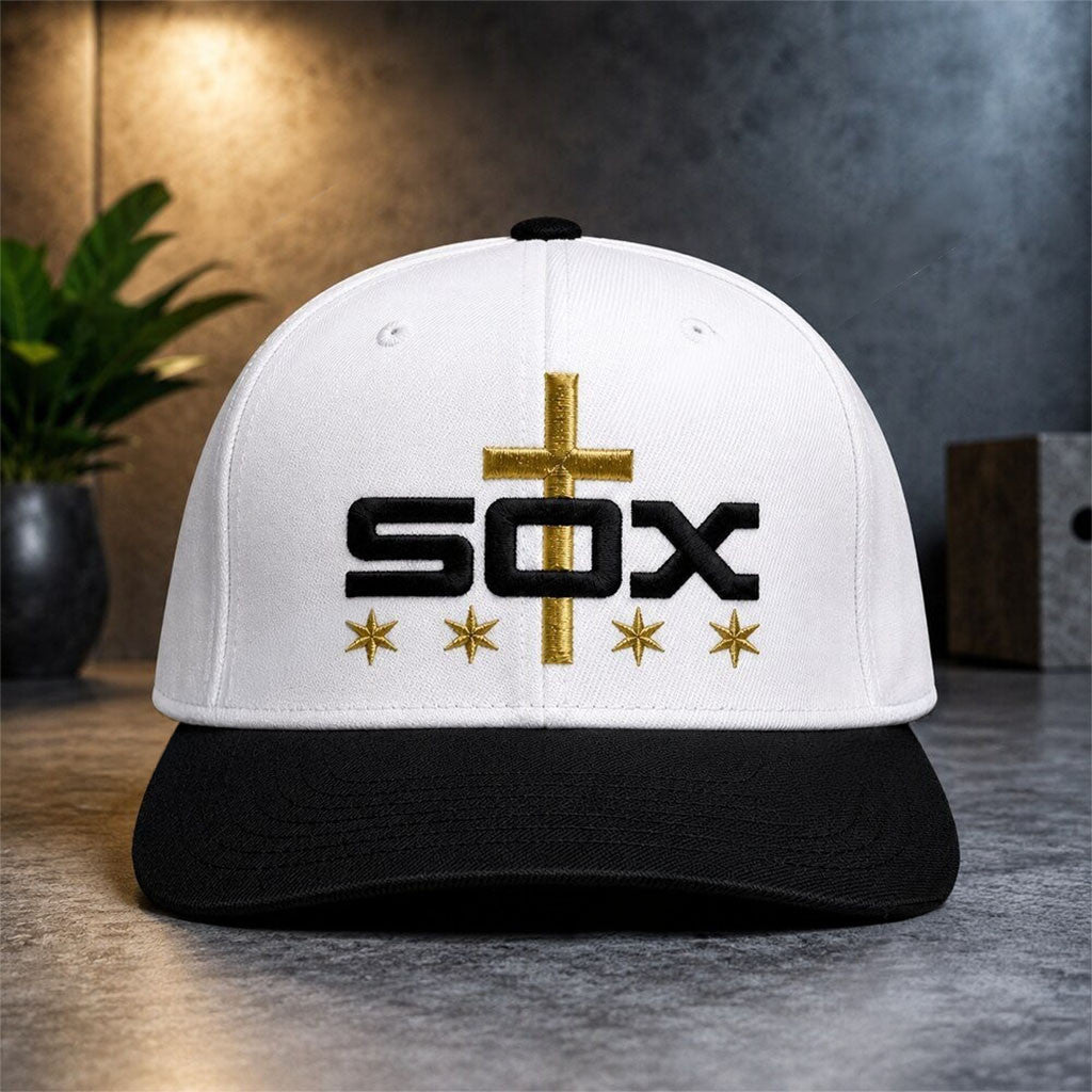 Chicago White Sox Faith Over Fear Hat Embroidered Christian Cap White Sox Merch Fan Gifts - Merchluma