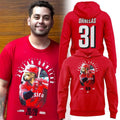 Diablos Rojos Del Mexico Julian Ornelas #31 Conmemorativa 2026 Hoodie Gift For Baseball Lover - Merchluma