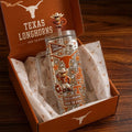 Texas Longhorns Hook 'Em Horns 40oz Tumbler Texas Longhorns Merch Gift For Football Fans - Merchluma