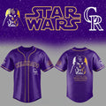 Colorado Rockies X Star Wars Game Night Darth Vader 2026 Baseball Jersey Rockies Merch - Merchluma