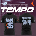 Toronto Tempo 2026 WNBA New Uniform T-Shirt Toronto Tempo Merch Best Gift For Basketball Lovers - Merchluma