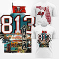 Tampa Bay Buccaneers Happy 813 Day T-Shirt Buccaneers Merch Gift Idea For Husband - Merchluma