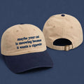 Maybe Your Cat Is Meowing Because It Wants A Cigarette Hat Embroidered Funny Gifts - Merchluma