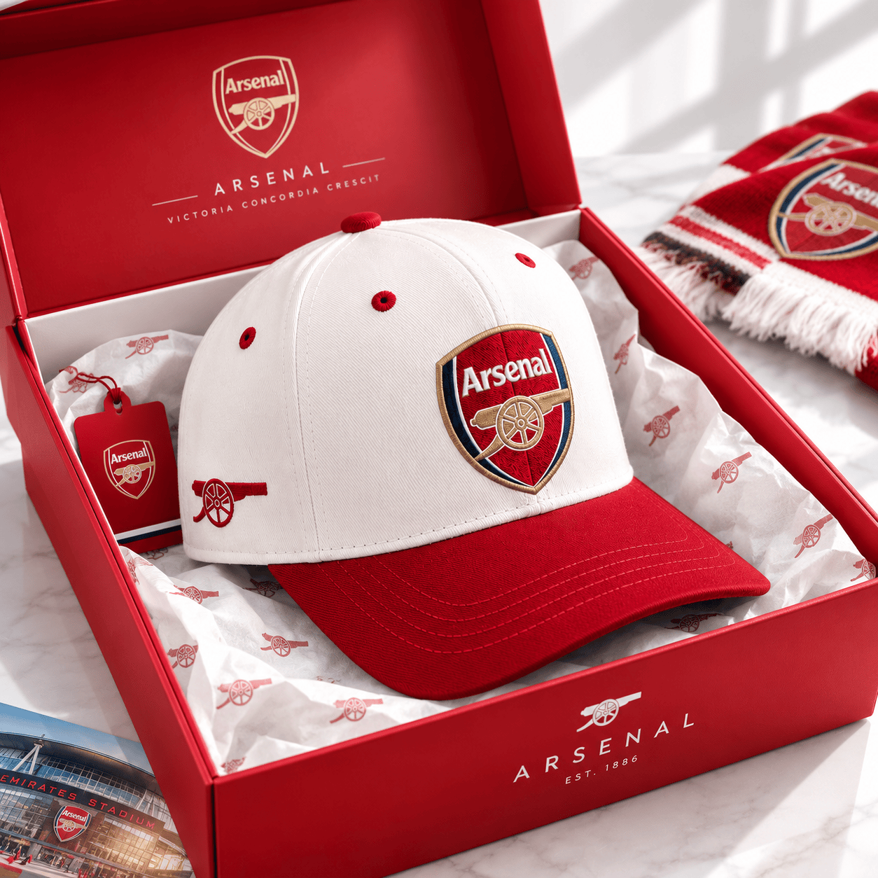 Arsenal FC Heritage 2026 Hat Embroidered Gunners Hat Arsenal FC Merch Gifts For Fans - Merchluma