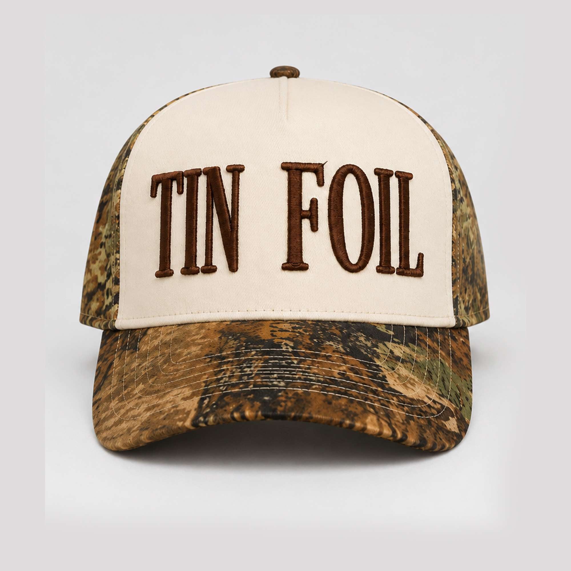 Tin Foil Camo Hat Embroidered Funny Meme Cap Sarcastic Humor Gifts Ideas - Merchluma