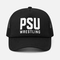 PSU Wrestling Trucker Hat Embroidered Birthday Gift Ideas For Husband - Merchluma
