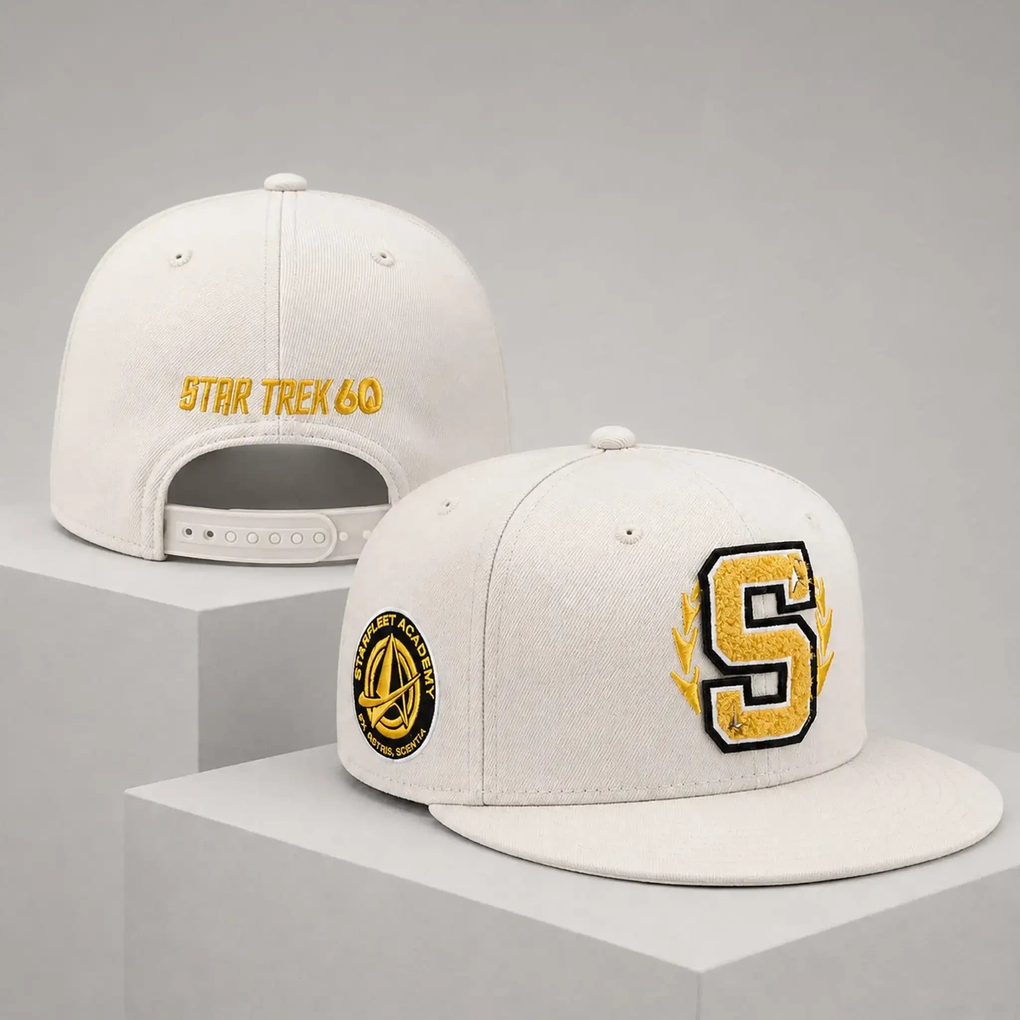 Star Trek 60th Anniversary Starfleet Academy Snapback Hat Star Trek Merch Present For Fan - Merchluma