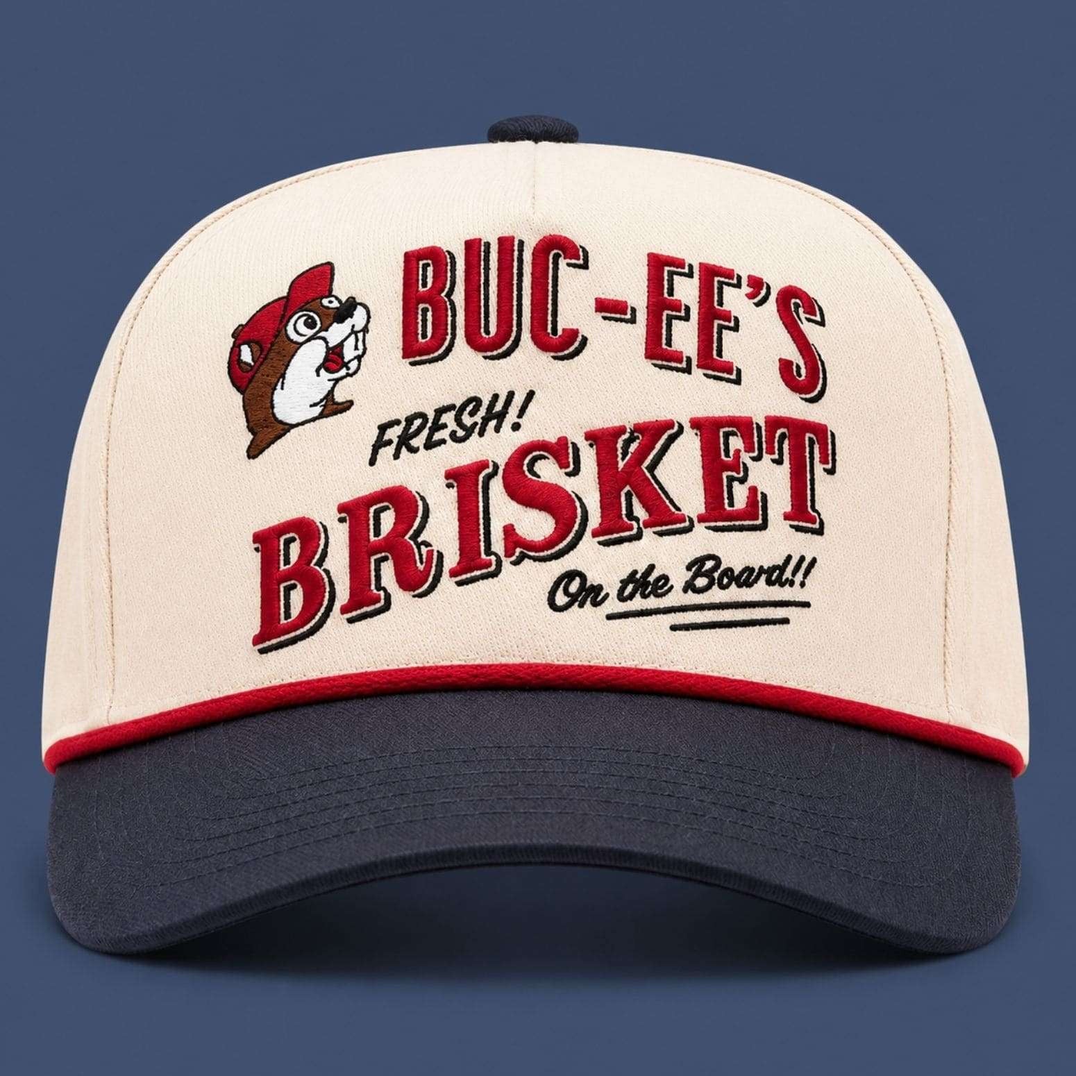Greg Abbott Buc Ee's Fresh Brisket On The Board Hat Embroidered Buc-Ee's Merch Gift Ideas - Merchluma