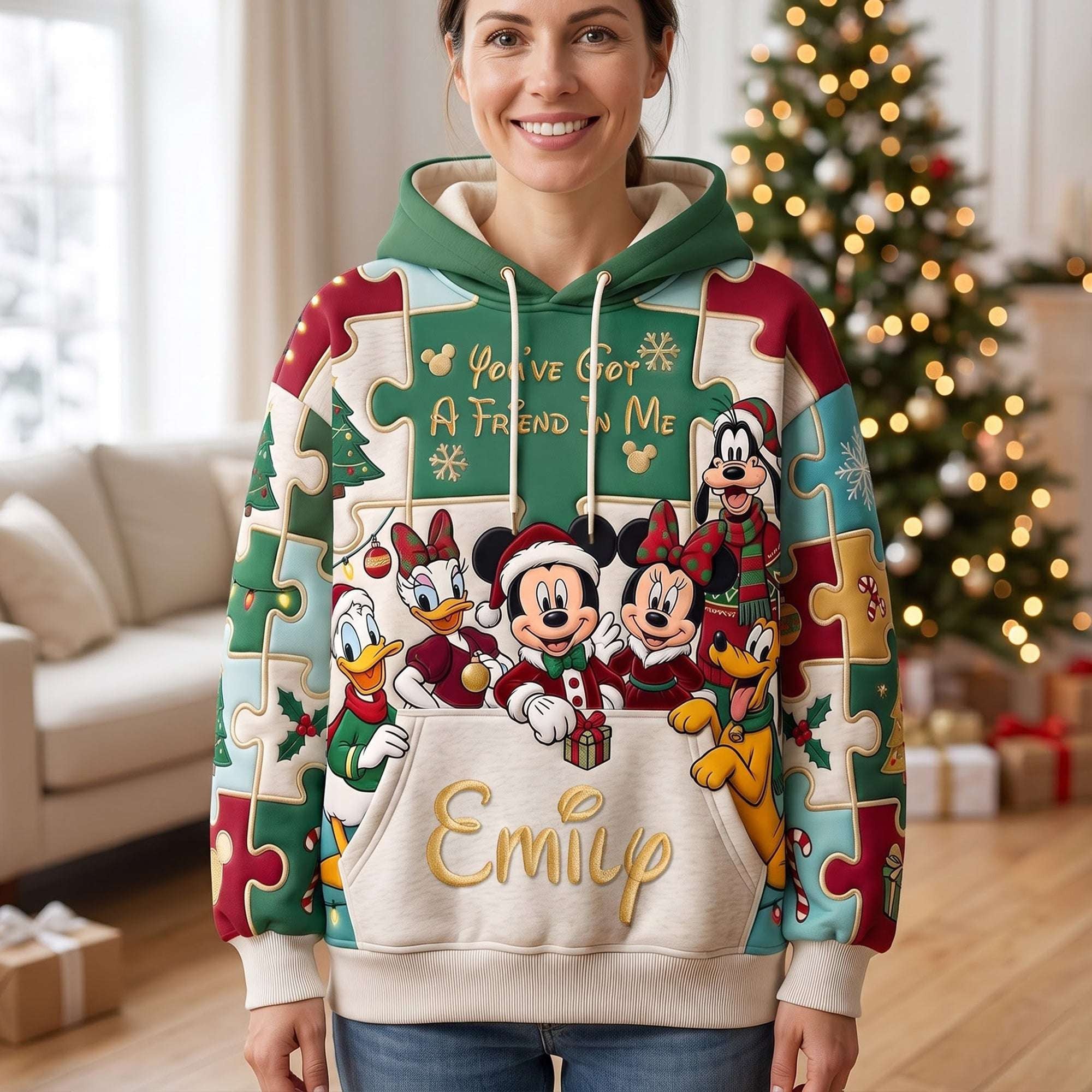 Personalized Mickey And Friends You've Got A Friend In Me Hoodie Christmas Gifts Ideas - Merchluma