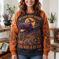Personalized On A Dark Desert Highway Sweatshirt Womens Witch Outfit Halloween Gifts Ideas - Merchluma