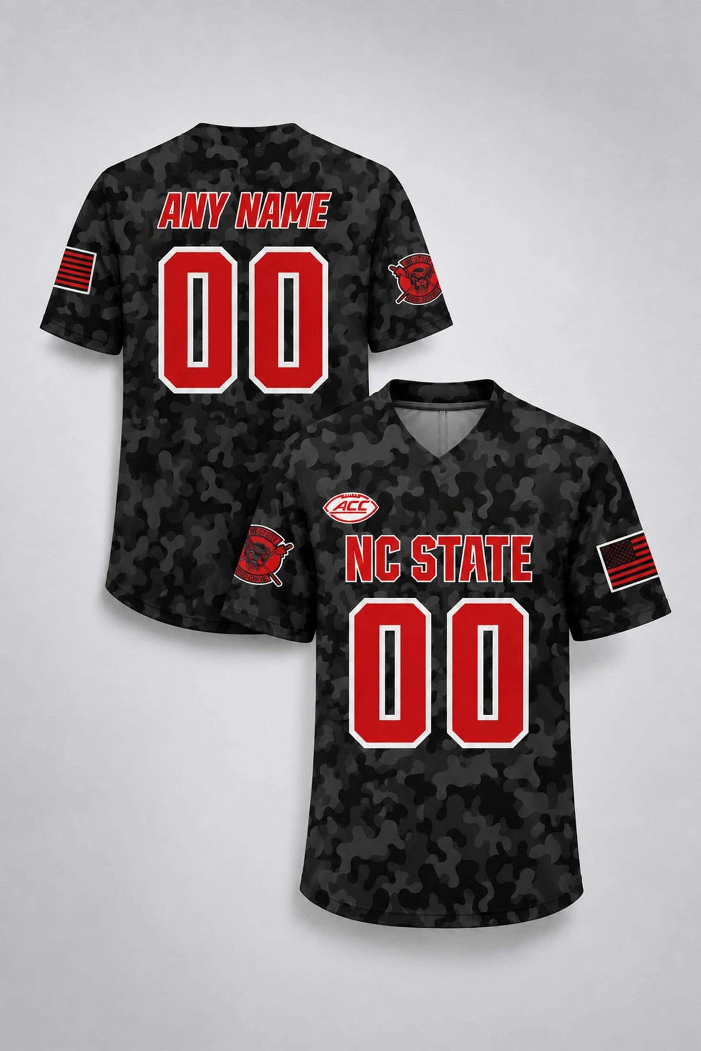 Personalized NC State Football Wolfpack Warriors 2026 Military Appreciation Jersey Fan Merch - Merchluma