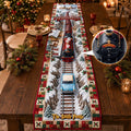 Harry Potter Magical Winter Quilted Table Runner Holiday Home Decor Christmas Gifts Ideas - Merchluma