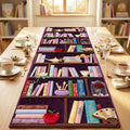 Magical Bookshelf Quilted Table Runner Home Decor Ideas Gifts For Book Lovers - Merchluma