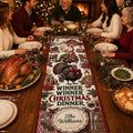 Personalized Winner Winner Christmas Dinner Quilted Table Runner Holiday Decor Xmas Gifts - Merchluma