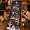 Personalized Horror Character Merry Frightmas Quilted Table Runner Chirstmas Home Decor Ideas - Merchluma